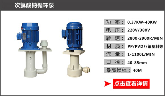 次氯酸鈉卸料循環(huán)泵產品圖片